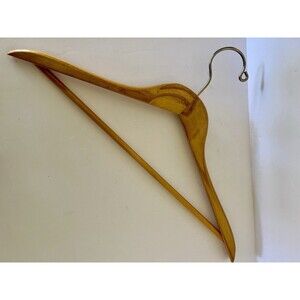 Vintage Setwell 18 Inch Wooden Hanger Suit Coat and Pants Tailored Made in USA